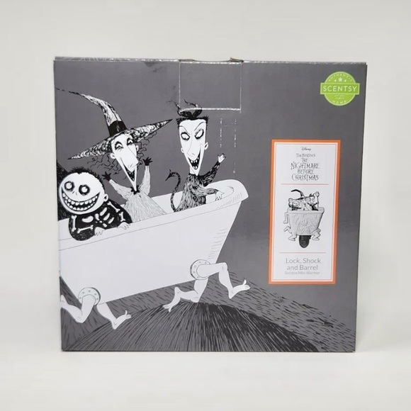 Scentsy • NEW• The Nightmare Before Christmas Lock Shock And Barrel Mini Warmer - Picture 3 of 8